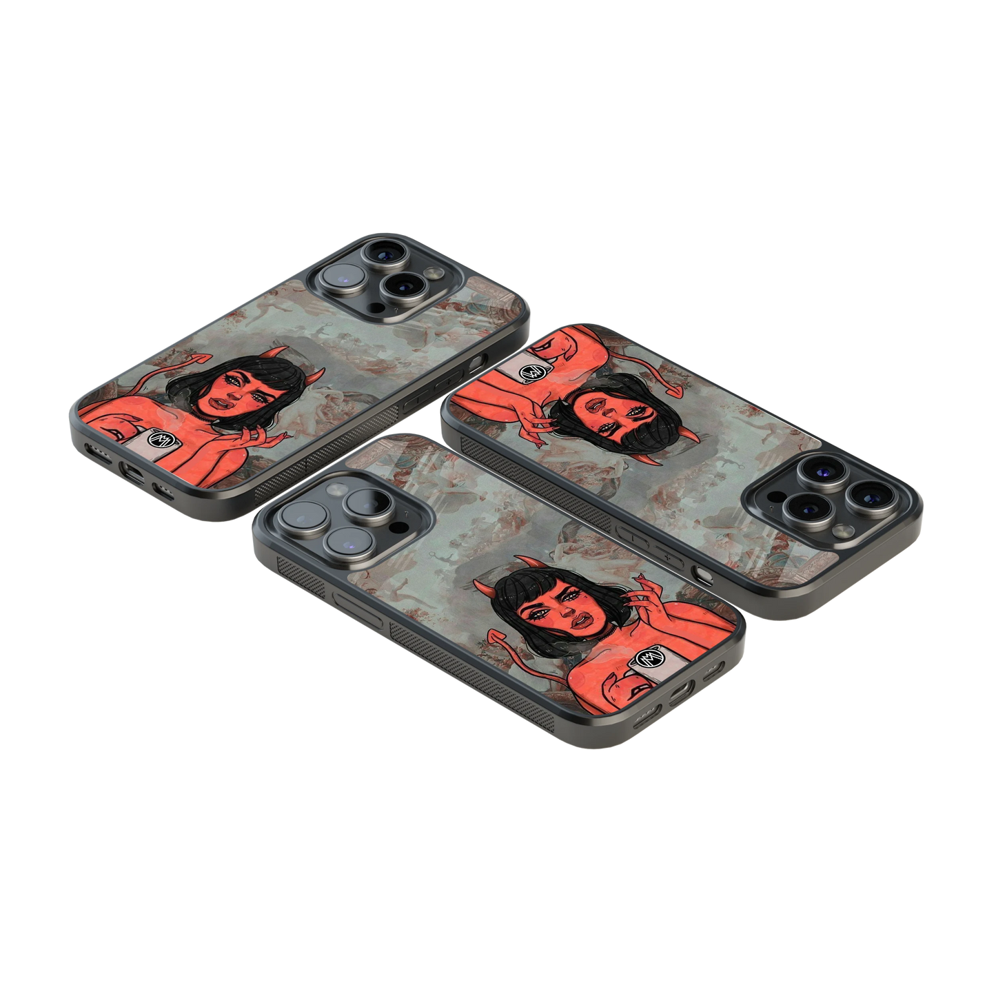 Luxury Glass Back Mobile Cover for iPhone, Samsung Galaxy, OnePlus, Pixel, Redmi & More