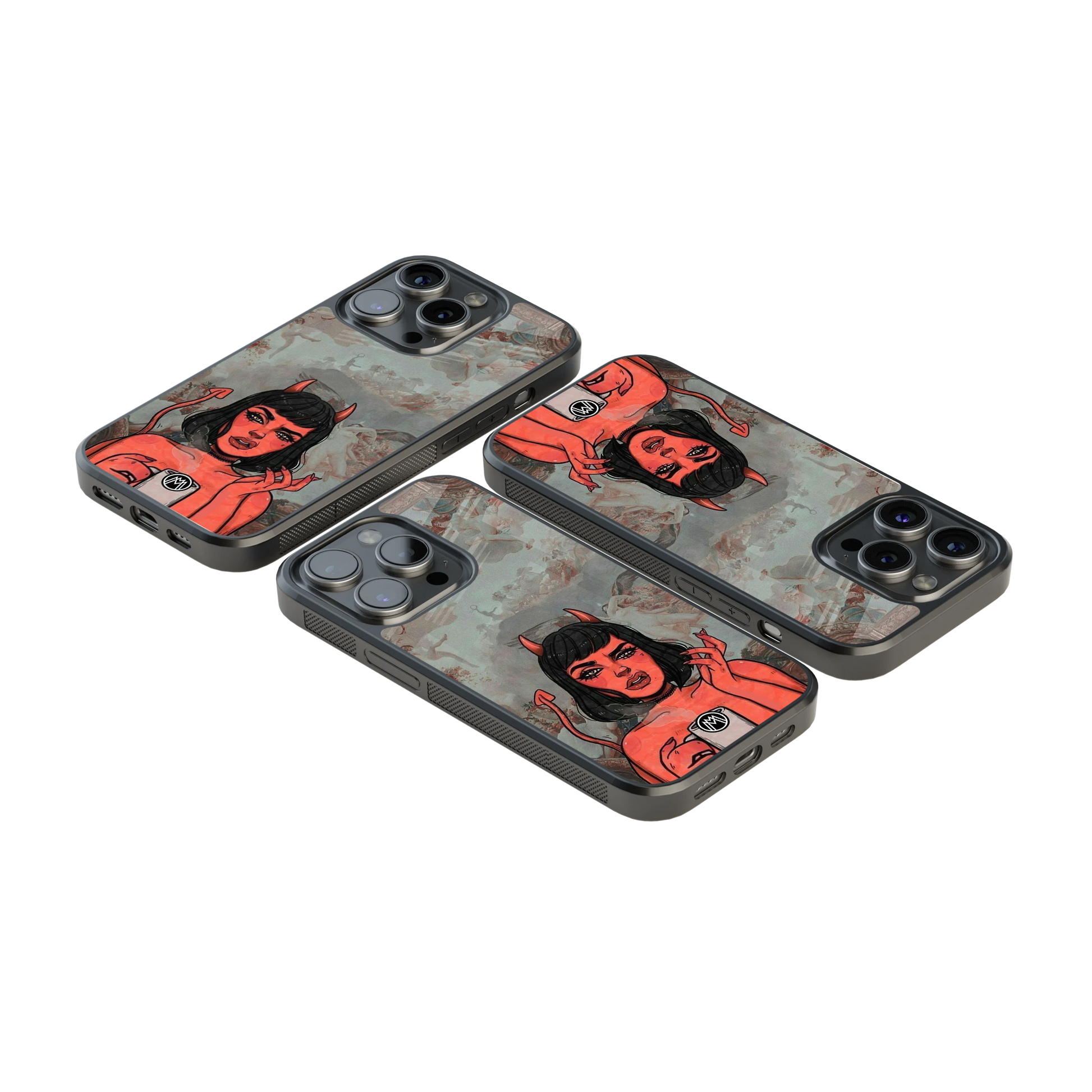 Luxury Glass Back Mobile Cover for iPhone, Samsung Galaxy, OnePlus, Pixel, Redmi & More