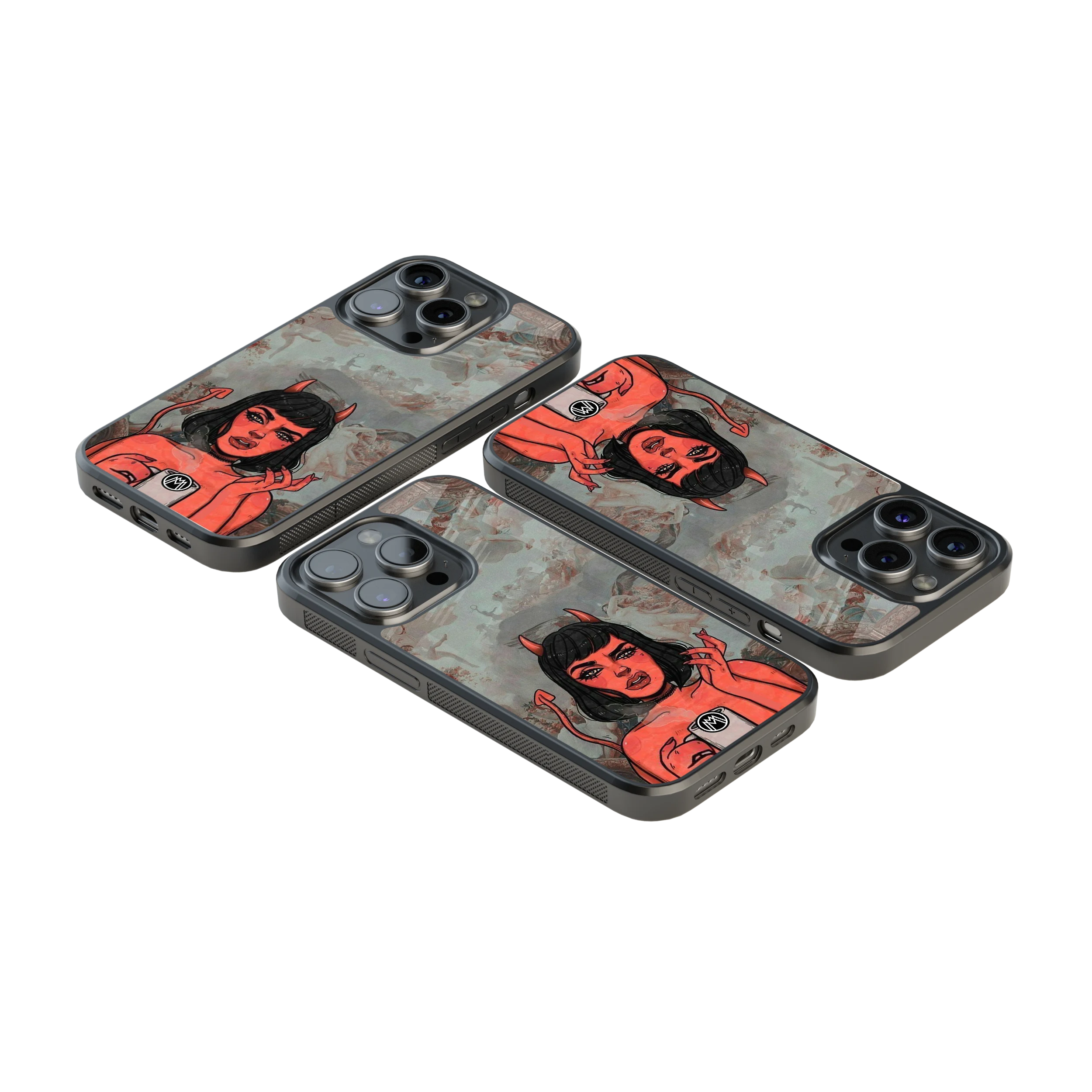 Luxury Glass Back Mobile Cover for iPhone, Samsung Galaxy, OnePlus, Pixel, Redmi & More