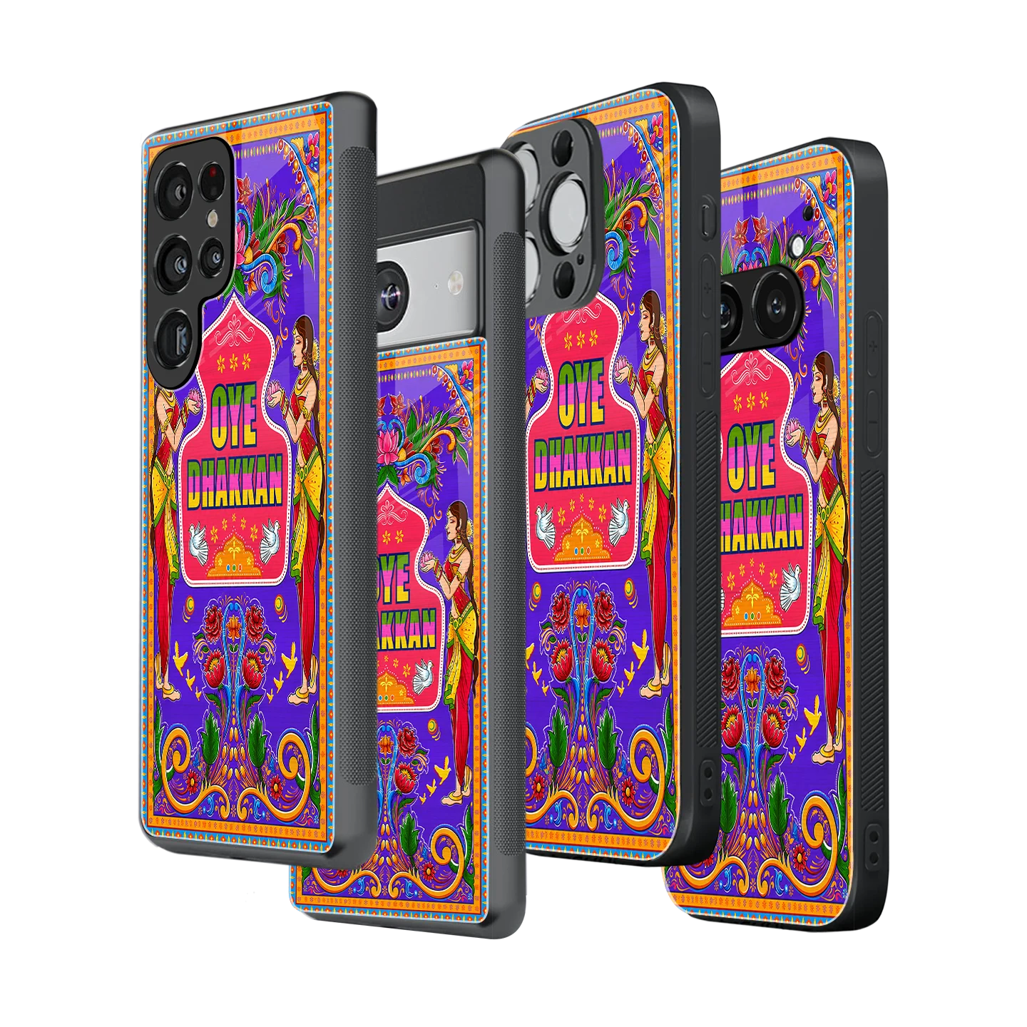 Stylish Glass Back Case for All Smartphones iPhone, Samsung, OnePlus, Pixel, Redmi, Oppo, Vivo, Motorola