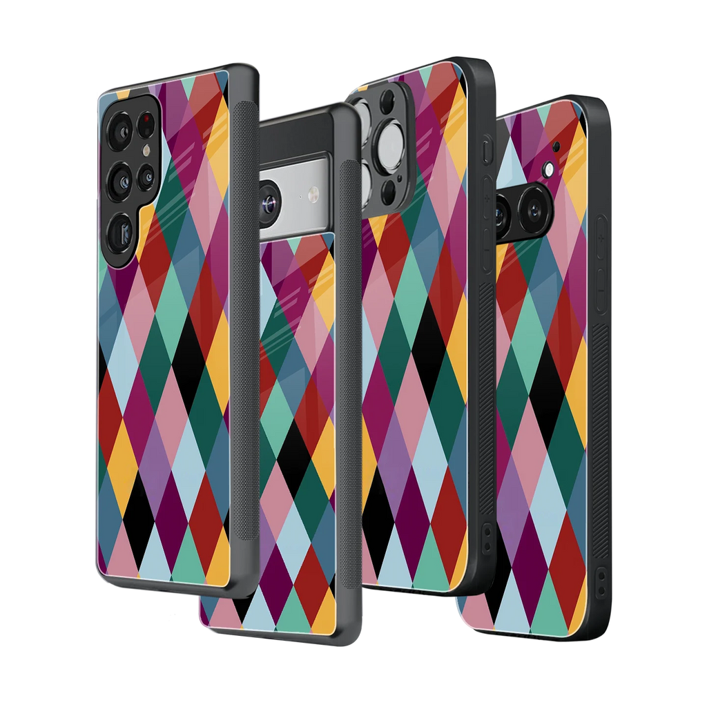 Stylish Glass Back Case for All Smartphones iPhone, Samsung, OnePlus, Pixel, Redmi, Oppo, Vivo, Motorola
