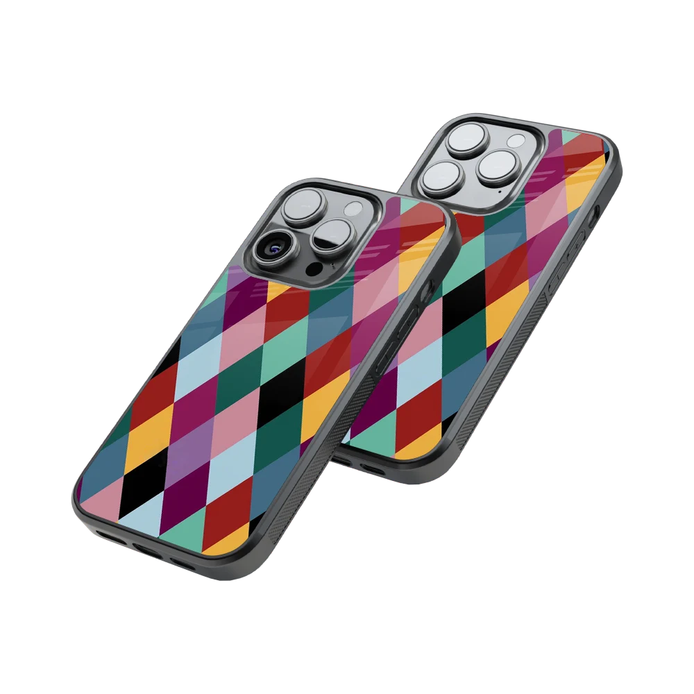 Protective Glass Back Phone Case Compatible with iPhone, Samsung, OnePlus, Pixel & More