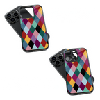 Trendy Glass Back Mobile Case for iPhone, Samsung, Redmi, OnePlus, Google Pixel, Motorola