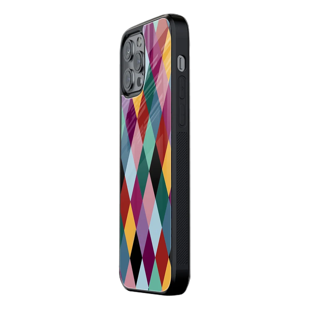 Slim Glass Back Phone Case for Multiple Brands iPhone, Samsung, Redmi, OnePlus, Oppo, Vivo