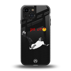 die lit back phone cover | glass case for iphone 13 mini