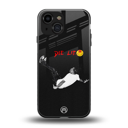 die lit back phone cover | glass case for iphone 13 mini
