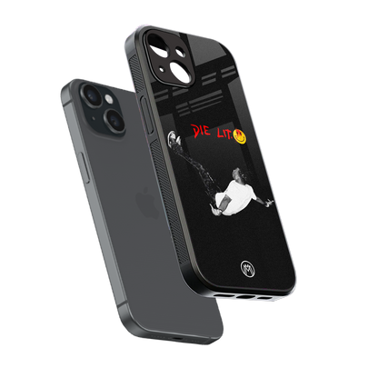die lit back phone cover | glass case for iphone 13 mini