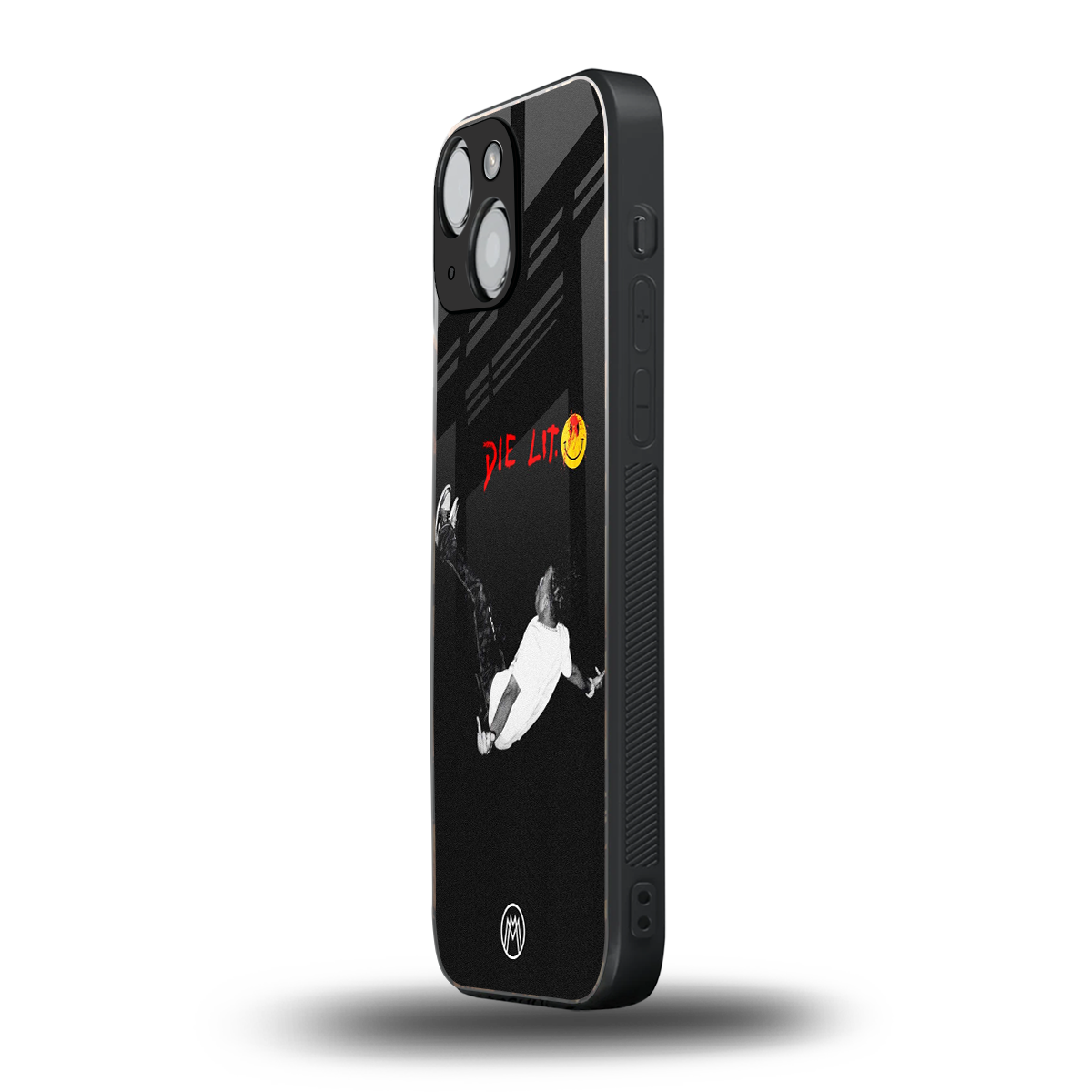die lit back phone cover | glass case for iphone 13 mini