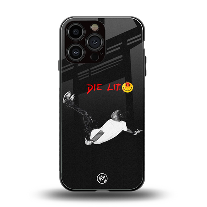 die lit back phone cover | glass case for iphone 13 pro max