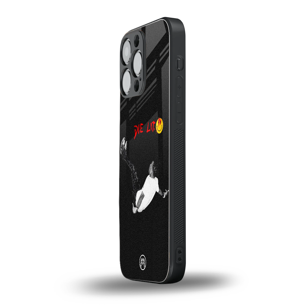 die lit back phone cover | glass case for iphone 13 pro max