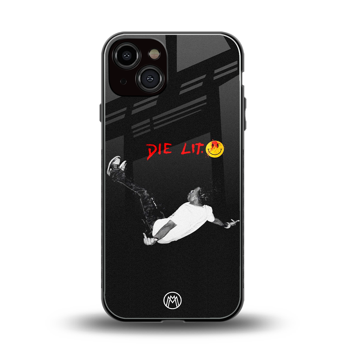 die lit back phone cover | glass case for iphone 13