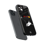 die lit back phone cover | glass case for iphone 15 plus