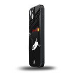die lit back phone cover | glass case for iphone 15 plus