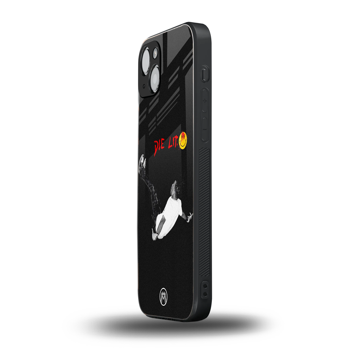 die lit back phone cover | glass case for iphone 15 plus