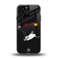 die lit back phone cover | glass case for iphone 15 pro max