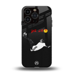 die lit back phone cover | glass case for iphone 15 pro