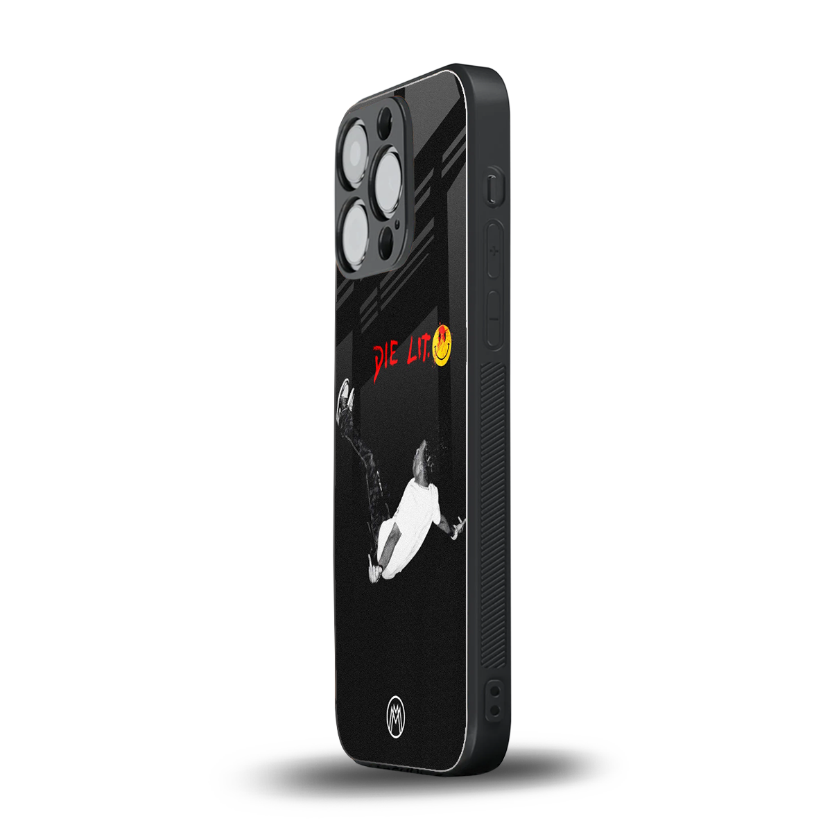 die lit back phone cover | glass case for iphone 14 pro