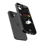 die lit back phone cover | glass case for iphone 16 plus