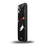 die lit back phone cover | glass case for iphone 16 plus