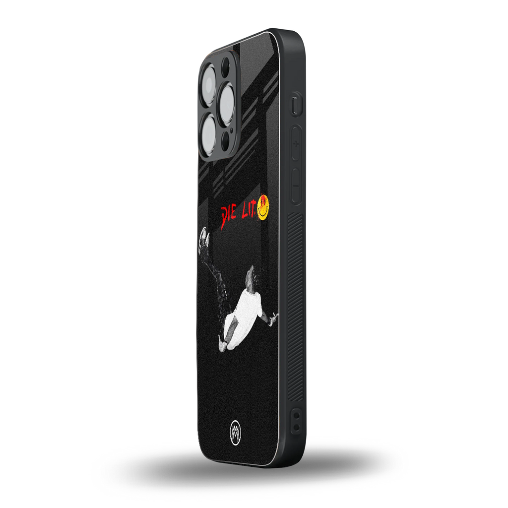 die lit back phone cover | glass case for iphone 16 pro max