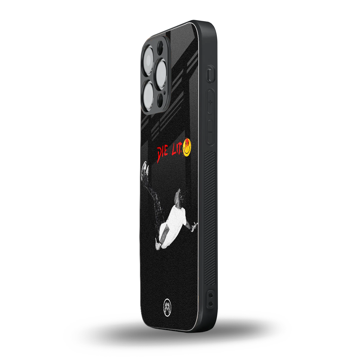 die lit back phone cover | glass case for iphone 16 pro max
