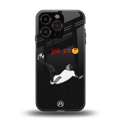 die lit back phone cover | glass case for iphone 16 pro