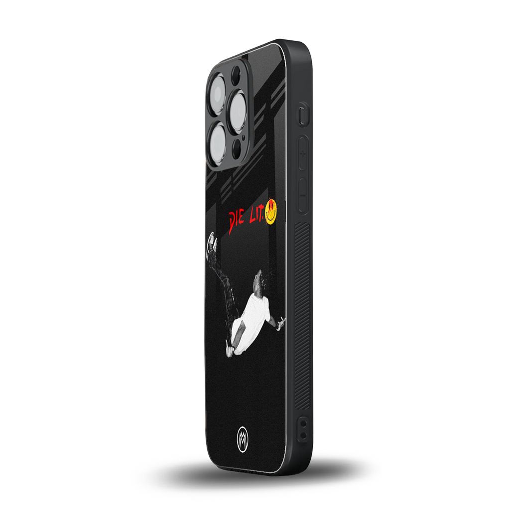 die lit back phone cover | glass case for iphone 16 pro
