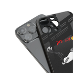 die lit back phone cover | glass case for iphone 14 pro max