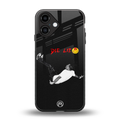 die lit back phone cover | glass case for iphone 16