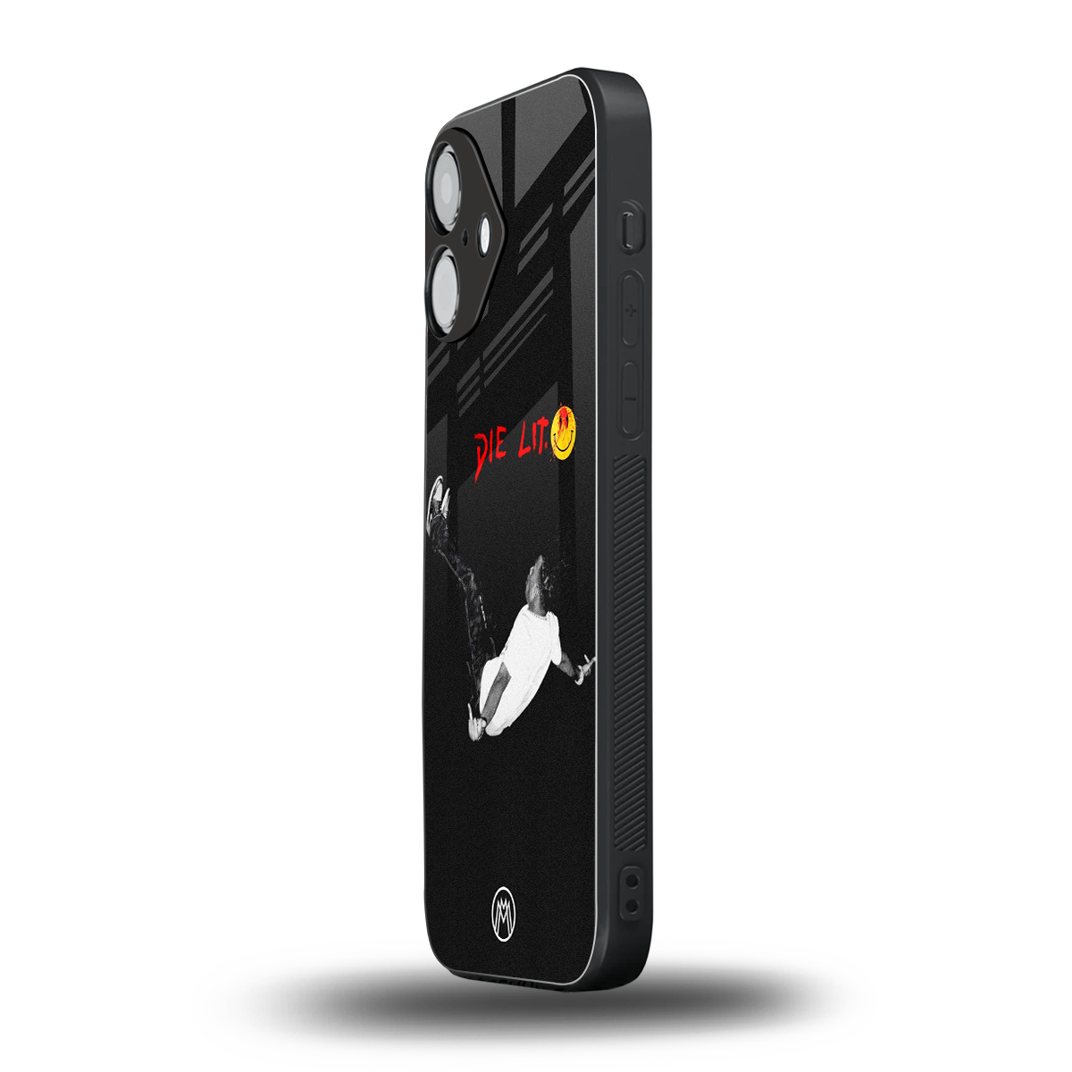 die lit back phone cover | glass case for iphone 16