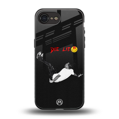 die lit back phone cover | glass case for iphone 16e