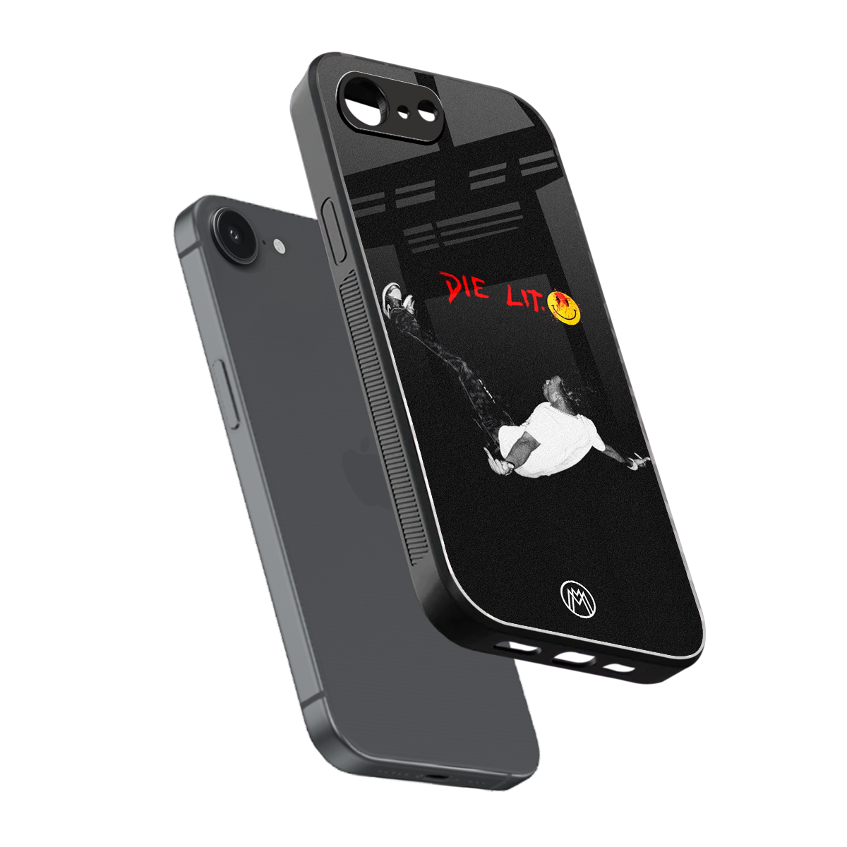 die lit back phone cover | glass case for iphone 16e
