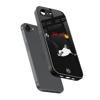 die lit back phone cover | glass case for iphone 16e