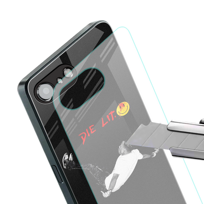 die lit back phone cover | glass case for iphone 16e