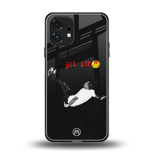 die lit back phone cover | glass case for nothing phone 1