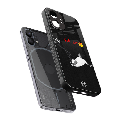 die lit back phone cover | glass case for nothing phone 1