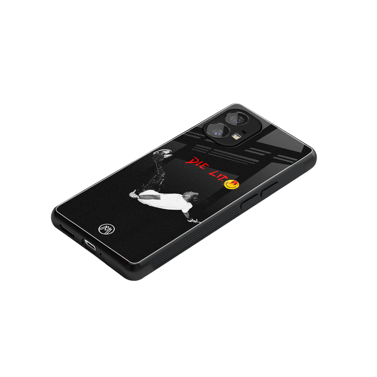 die lit back phone cover | glass case for nothing phone 1