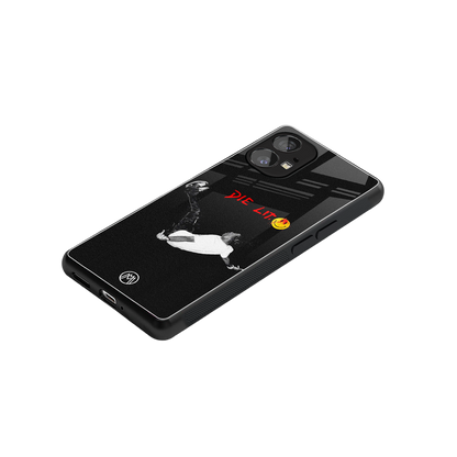 die lit back phone cover | glass case for nothing phone 1