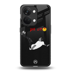 die lit back phone cover | glass case for oneplus nord 3