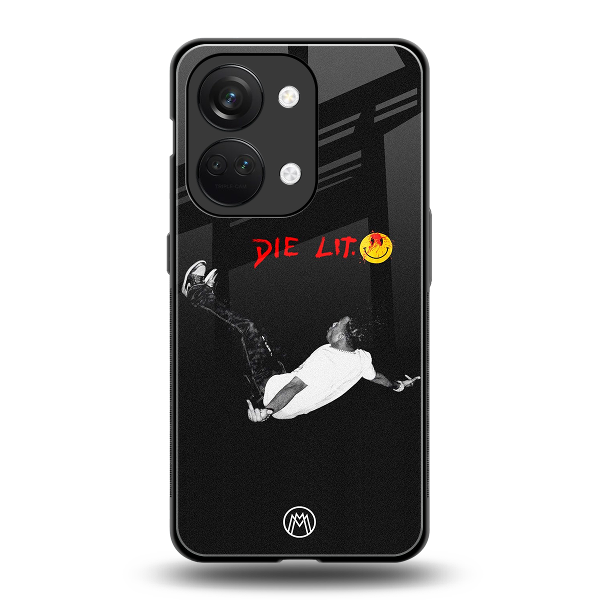 die lit back phone cover | glass case for oneplus nord 3
