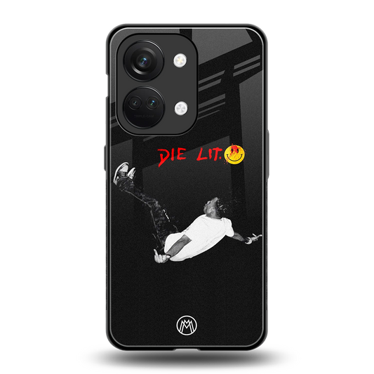 die lit back phone cover | glass case for oneplus nord 3