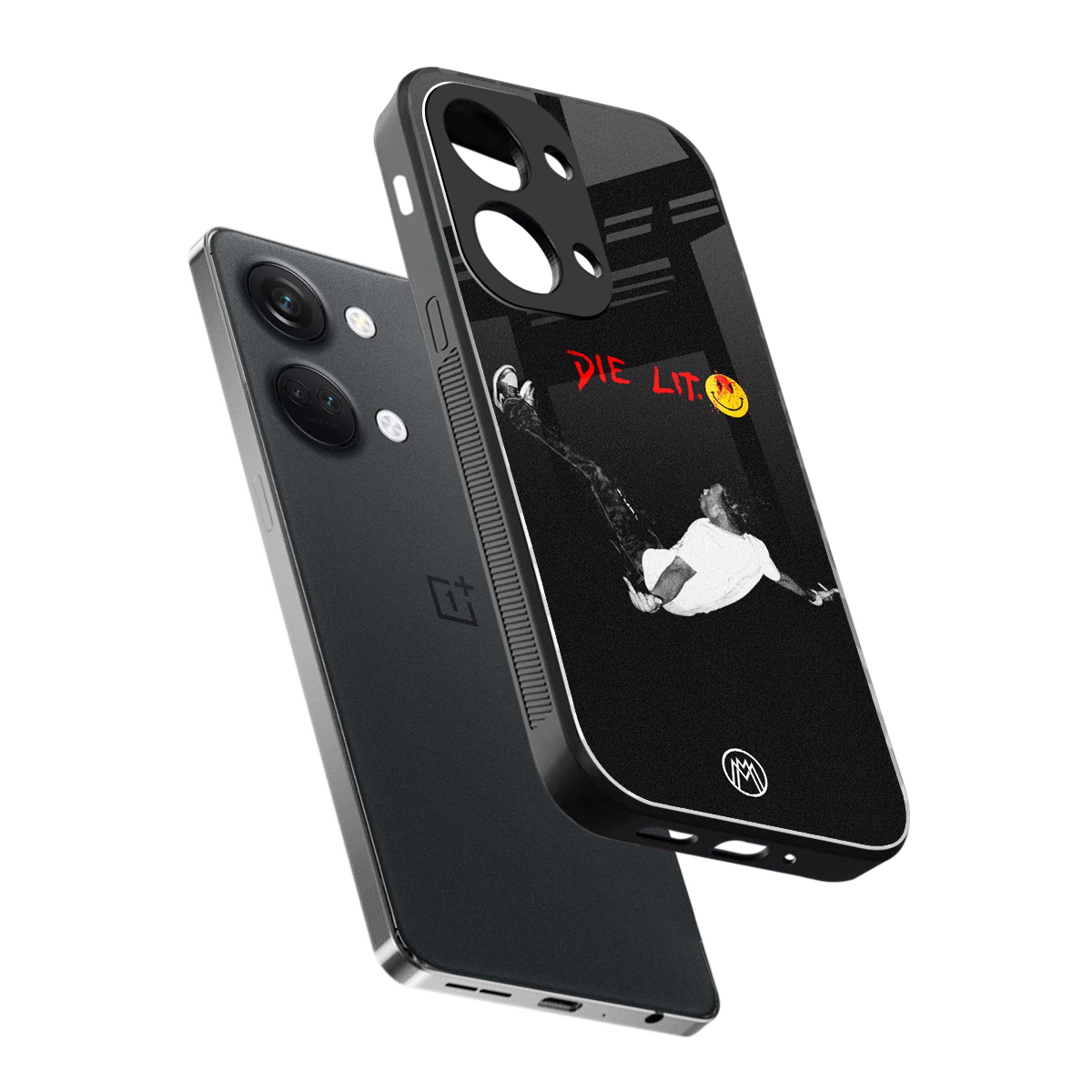 die lit back phone cover | glass case for oneplus nord 3