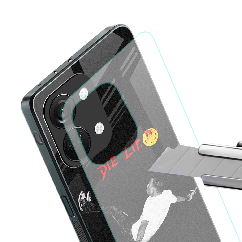 die lit back phone cover | glass case for oneplus nord 3