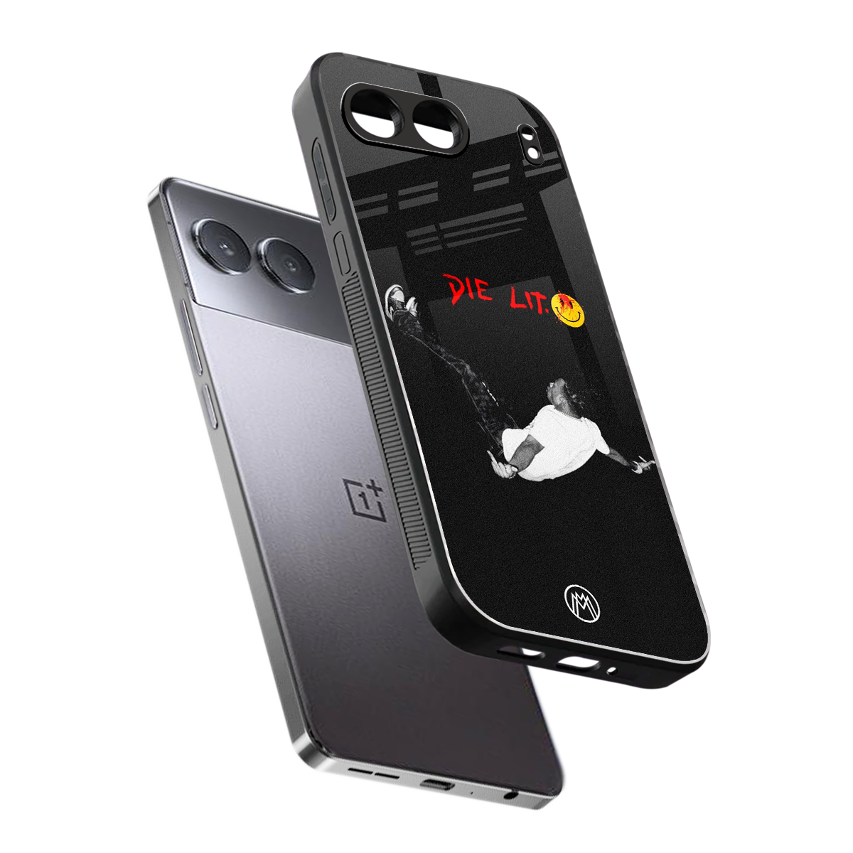 die lit back phone cover | glass case for oneplus nord 4