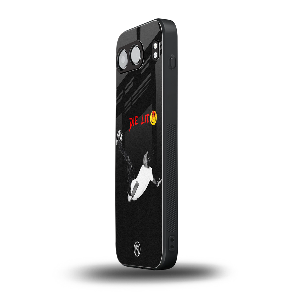 die lit back phone cover | glass case for oneplus nord 4