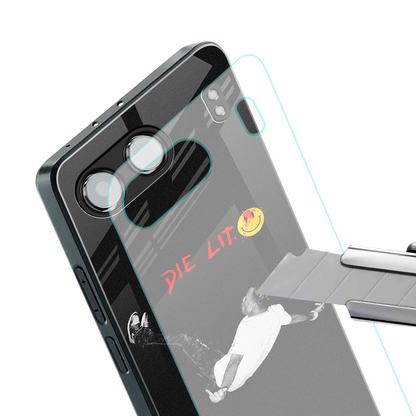 die lit back phone cover | glass case for oneplus nord 4