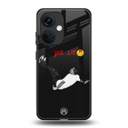 die lit back phone cover | glass case for oneplus nord ce 3
