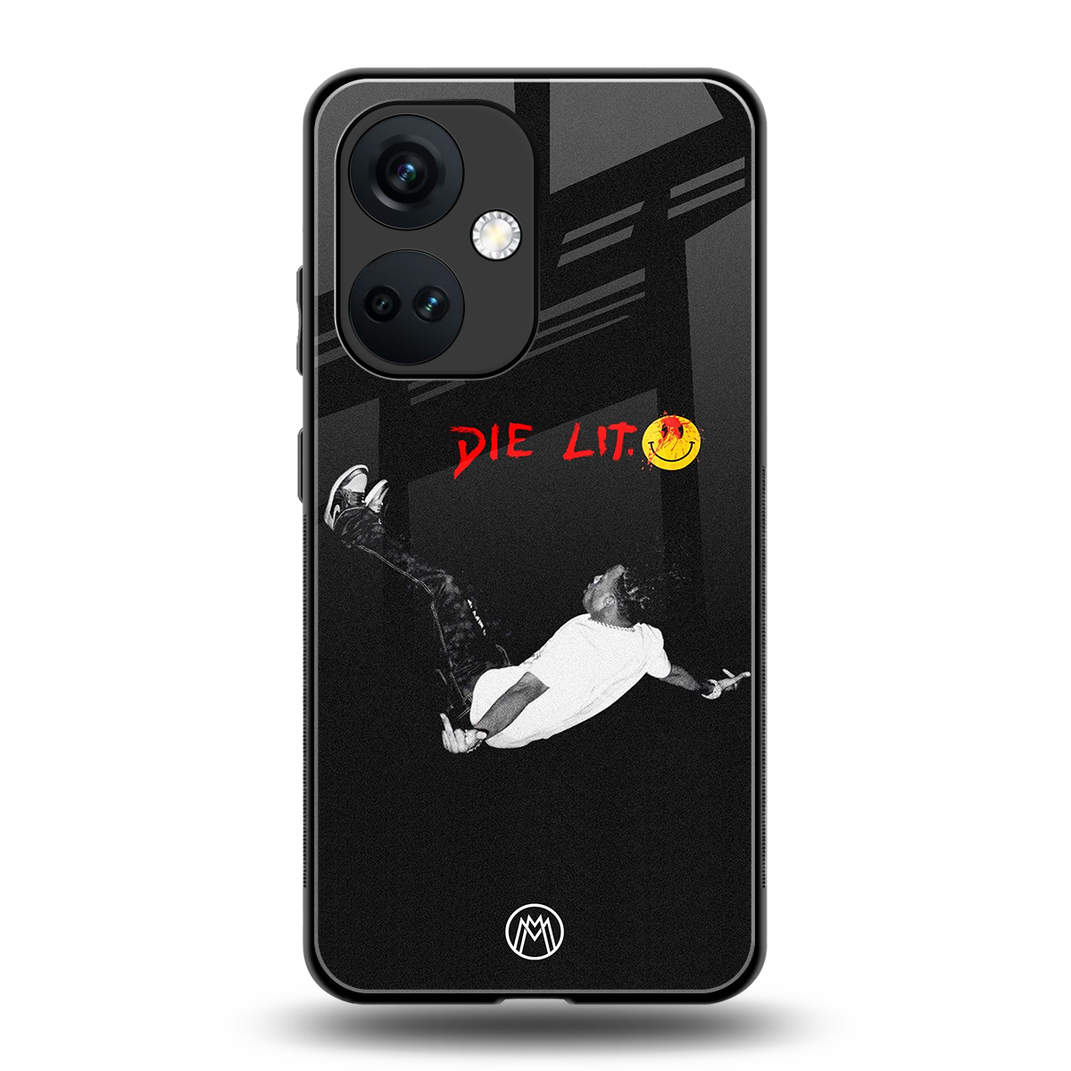 die lit back phone cover | glass case for oneplus nord ce 3