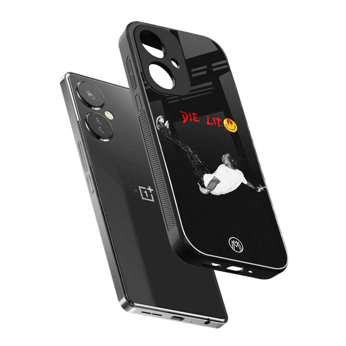 die lit back phone cover | glass case for oneplus nord ce 3