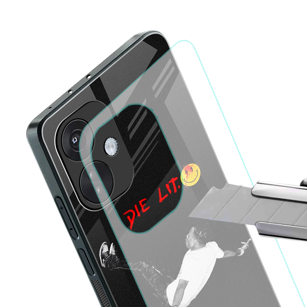die lit back phone cover | glass case for oneplus nord ce 3